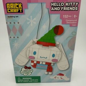 Brickcraft Cinnamoroll Hello Kitty Christmas Ornament 152 Pcs Building Set 2025